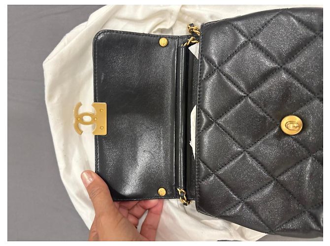 Borsa a patta Chanel 19 Small - vista 11