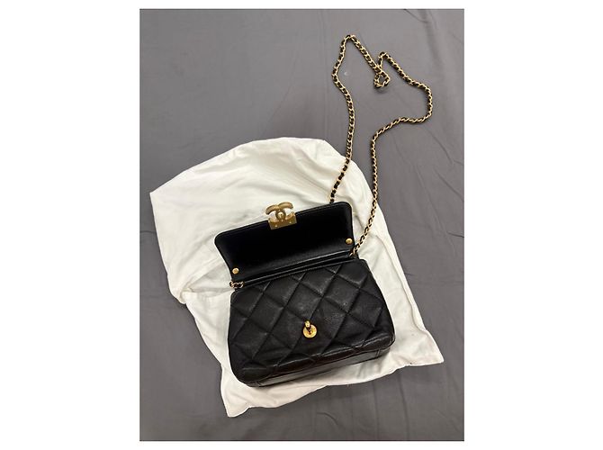 Borsa a patta Chanel 19 Small - vista 3