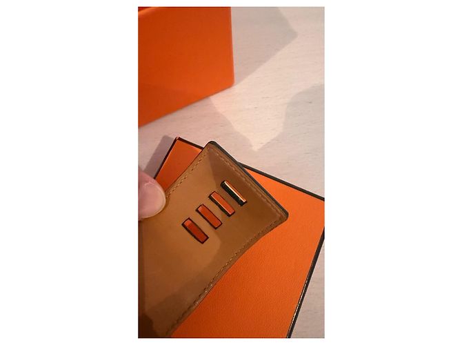 Hermès Hermes Bracciale in pelle nera con finiture dorate - vista 8