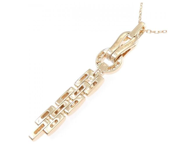 Collana Cartier Agrafe 750 Pink Gold Diamond - vista 4