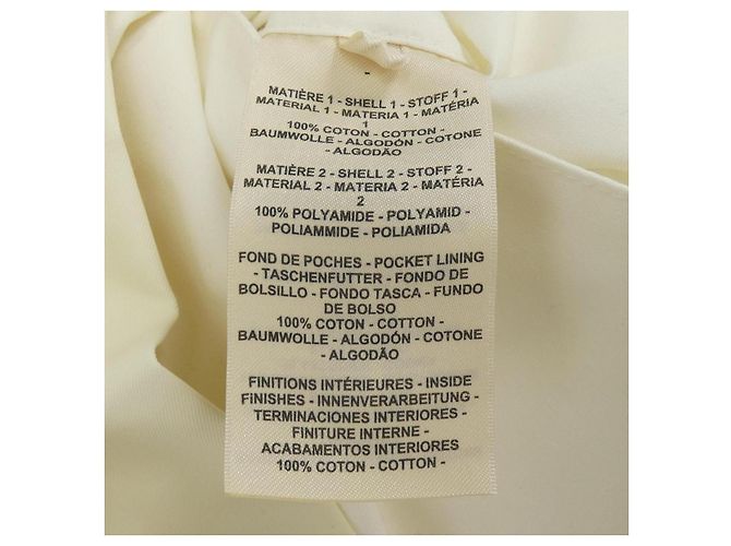Abrigo de lana Hermès beige - vista 3