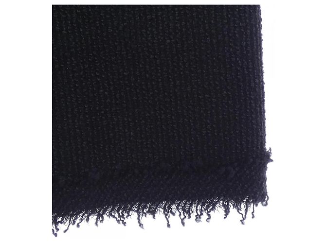 Falda Chanel de tela negra - vista 6