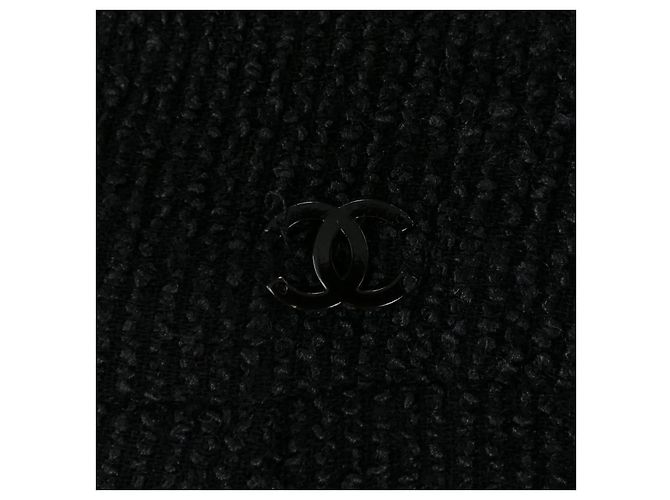 Falda Chanel de tela negra - vista 7