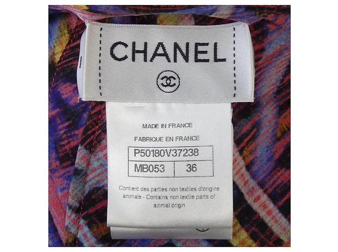 Top de seda Chanel - vista 4