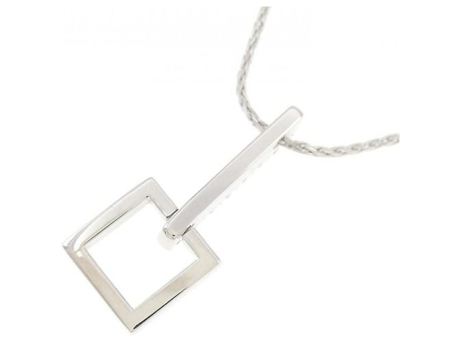 Autre Marque Collier Chimento en or blanc 750 et diamants - vue 4
