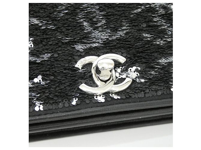 Cartera de cadena con lentejuelas Chanel - vista 4