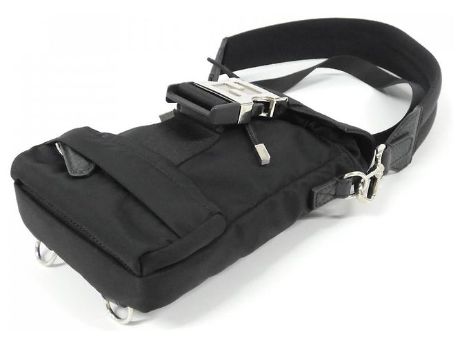 Fendi Nylon Schultertasche - Ansicht 3
