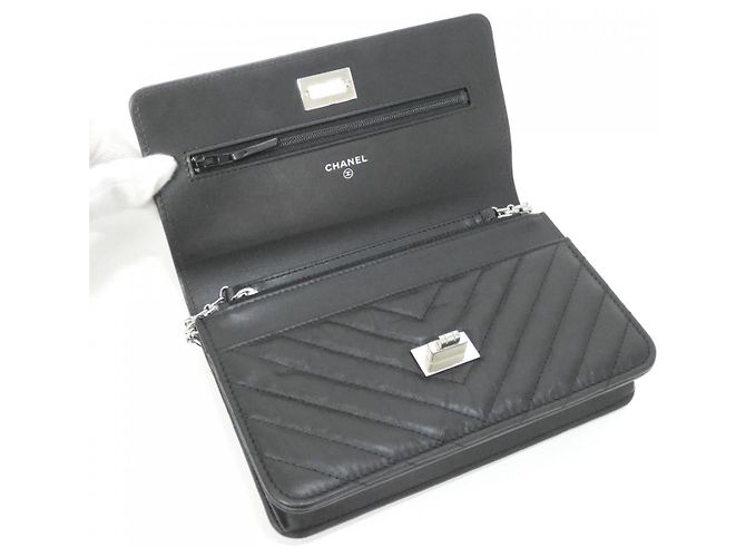 Cartera con cadena de piel de becerro Chanel - vista 6