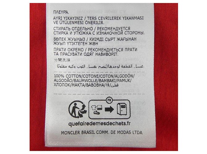 T-shirt de algodão Moncler - vista 3
