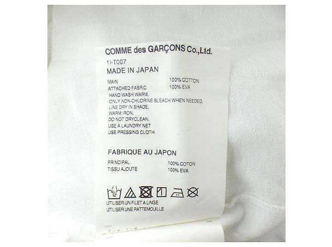 T-shirt in cotone BLACK COMME des GARCONS - vista 3
