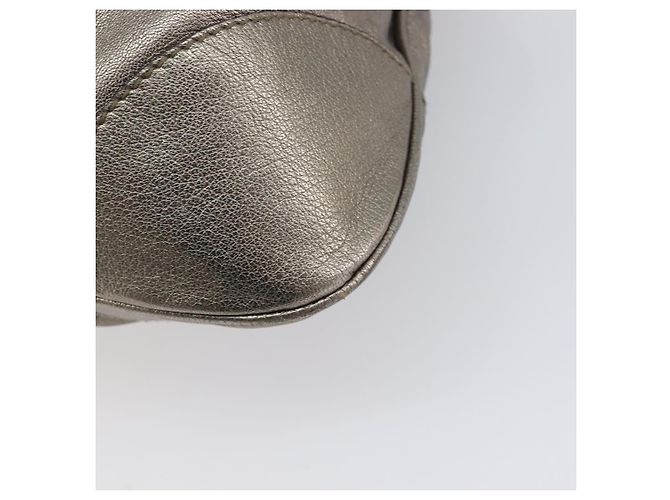 Salvatore Ferragamo Gancini Hand Bag Leather Gold - vista 18