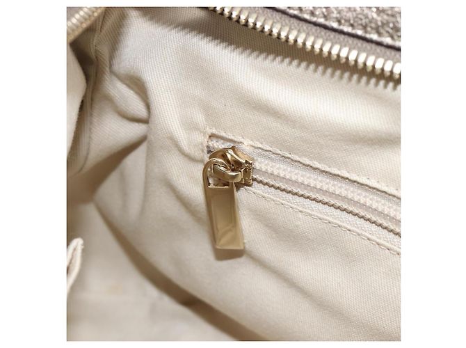 Salvatore Ferragamo Gancini Hand Bag Leather Gold - vista 27