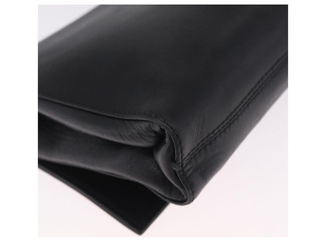 Céline CELINE Schultertasche Leder Schwarz Silber - Ansicht 16