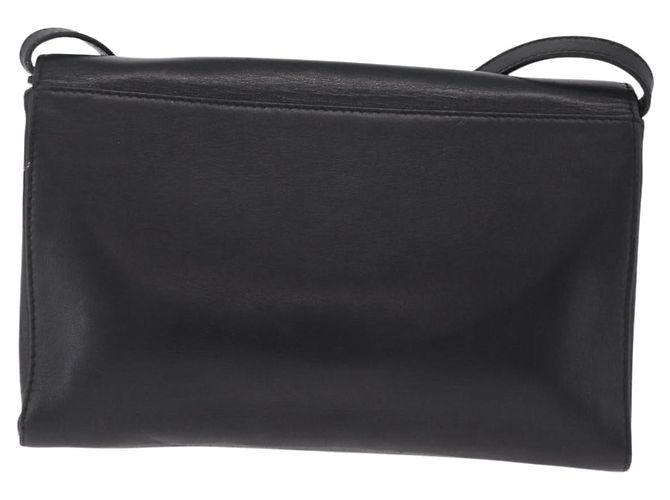Céline CELINE Schultertasche Leder Schwarz Silber - Ansicht 2