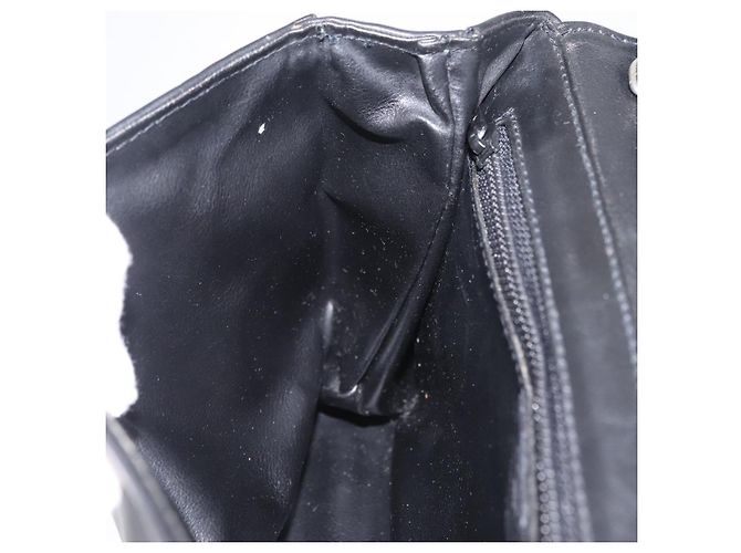 Céline CELINE Schultertasche Leder Schwarz Silber - Ansicht 23