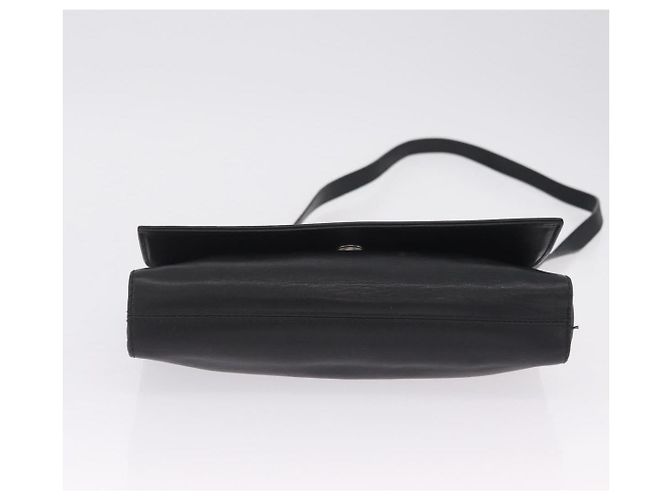 Céline CELINE Schultertasche Leder Schwarz Silber - Ansicht 6