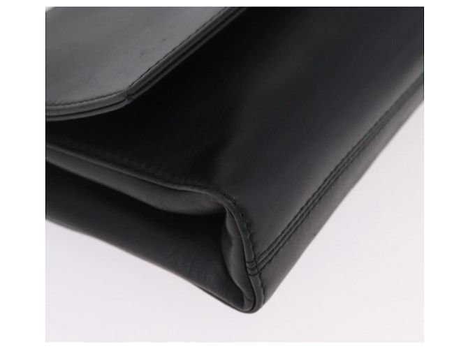 Céline CELINE Schultertasche Leder Schwarz Silber - Ansicht 9