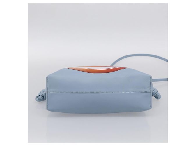 LOEWE Flamenco Bag Leather Maruha Mario Collaboration Light Blue - vista 9