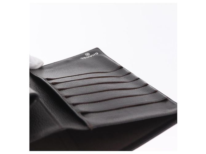 CHANEL Cartera Larga Matelassé Piel Caviar Marrón CC - vista 18