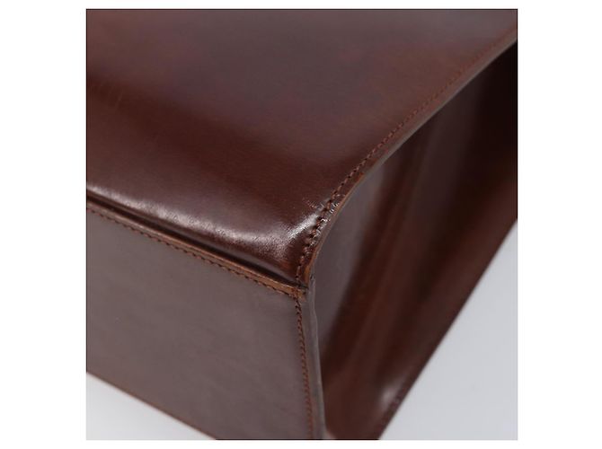 Panthère Cartier PANTHERE Tote Bag Patent Leather Brown Silver - vista 10