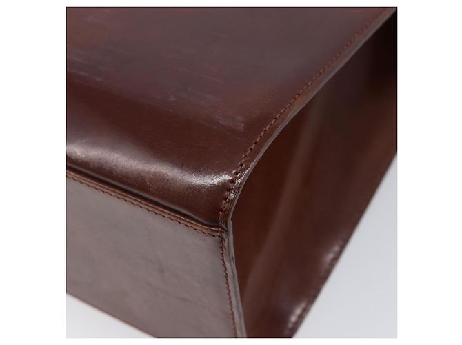 Panthère Cartier PANTHERE Tote Bag Patent Leather Brown Silver - vista 12