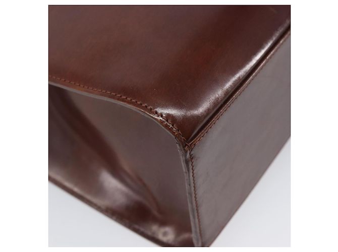 Panthère Cartier PANTHERE Tote Bag Patent Leather Brown Silver - vista 13