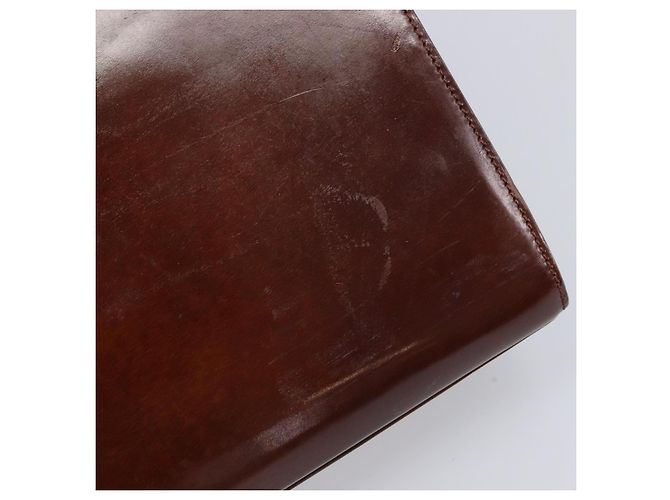 Panthère Cartier PANTHERE Tote Bag Patent Leather Brown Silver - vista 14