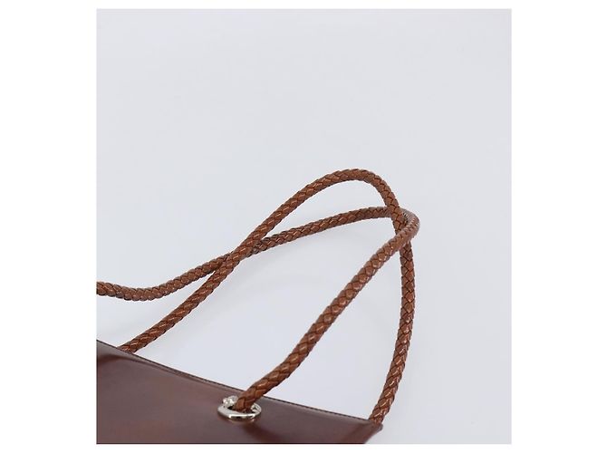 Panthère Cartier PANTHERE Tote Bag Patent Leather Brown Silver - vista 8