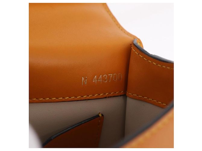 Valextra Micro Igide Bolso de Mano de Piel 2way Orange Silver - vista 10