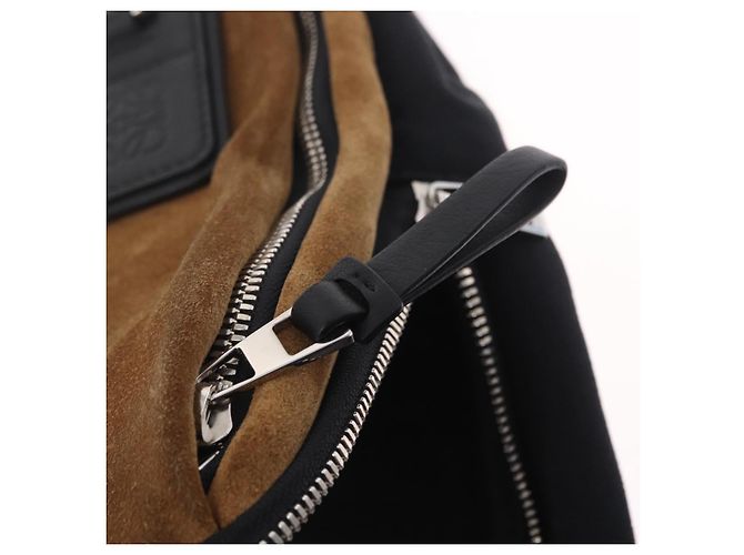 LOEWE Body Bag Suede BFLXFXSX01-1628 Brown Silver - vista 23
