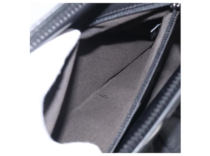 FENDI Shoulder Bag Leather Black Silver 8BN179 - vista 24