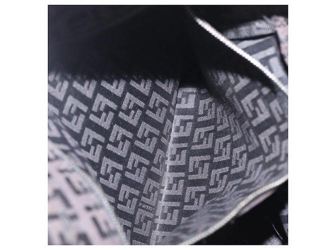 FENDI Zucchino Canvas Tote Bag Braun Silber - Ansicht 21