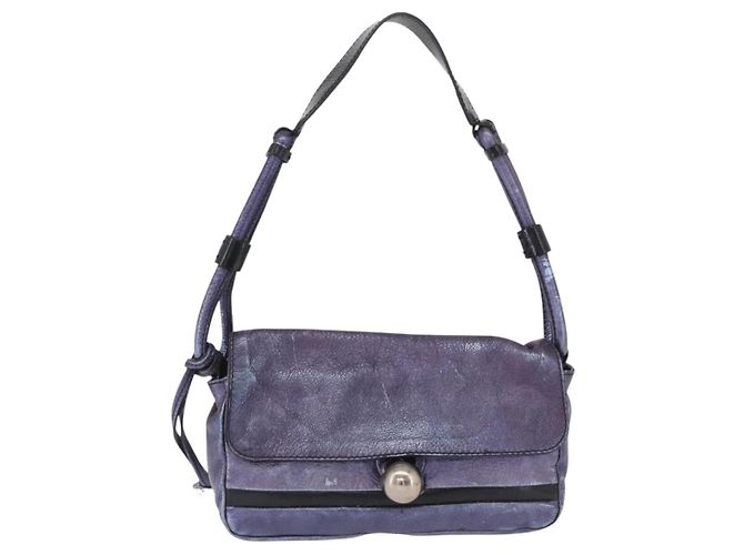 Chloé Chloe Schultertasche Leder Lila - Ansicht 2