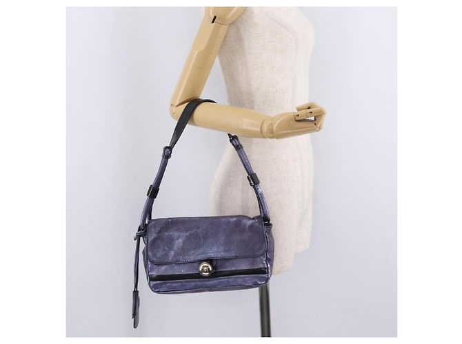 Chloé Chloe Schultertasche Leder Lila - Ansicht 26