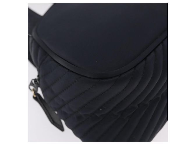 Autre Marque Saint Laurent Hand Bag Nylon Navy Silver - vista 10