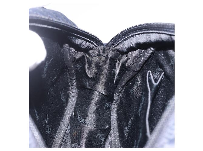Autre Marque Saint Laurent Hand Bag Nylon Navy Silver - vista 18