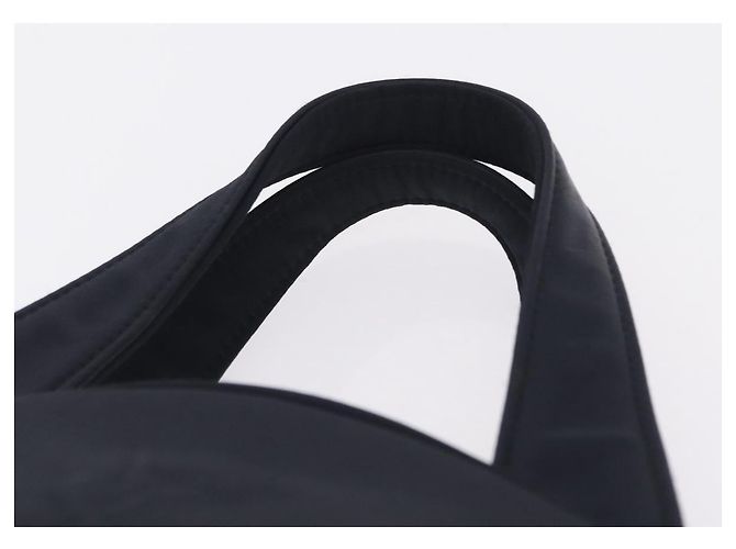 Autre Marque Saint Laurent Hand Bag Nylon Navy Silver - vista 8