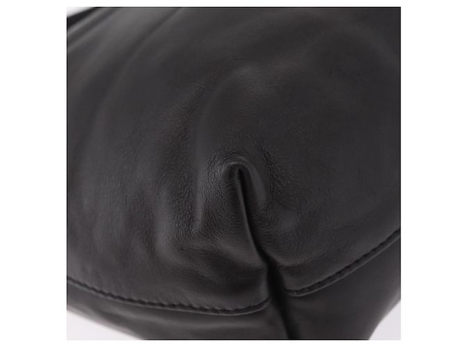 FENDI Shoulder Bag Leather Brown Silver - vista 12