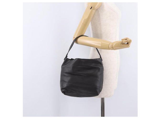 FENDI Shoulder Bag Leather Brown Silver - vista 22