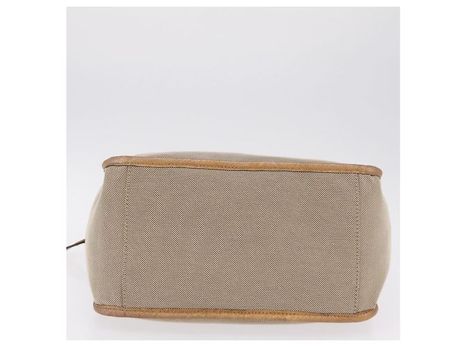 Chloé Chloe Harley Hand Bag Canvas Beige Gold - vista 10