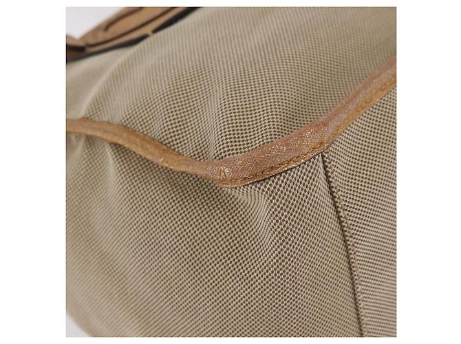 Chloé Chloe Harley Hand Bag Canvas Beige Gold - vista 11