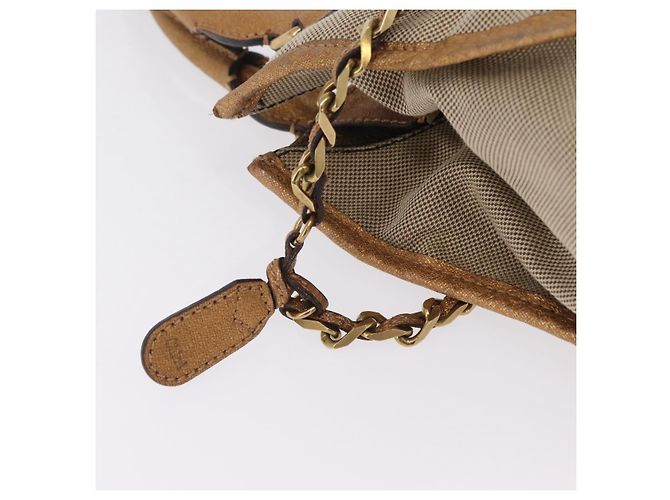 Chloé Chloe Harley Hand Bag Canvas Beige Gold - vista 16
