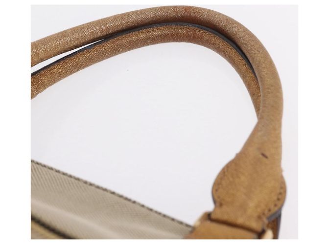 Chloé Chloe Harley Hand Bag Canvas Beige Gold - vista 8