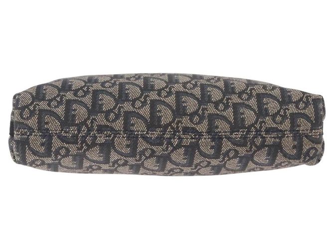 Christian Dior Trotter Canvas Accessory Pouch Navy Silver - view 11