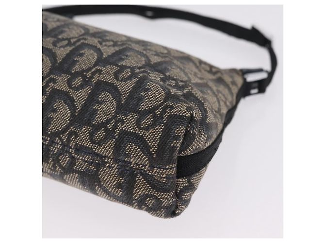 Christian Dior Trotter Canvas Accessory Pouch Navy Silver - view 13