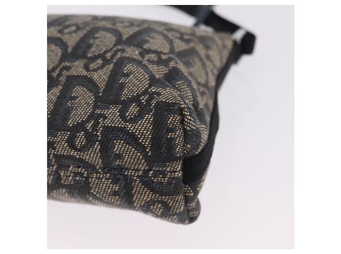 Christian Dior Trotter Canvas Accessory Pouch Navy Silver - view 15