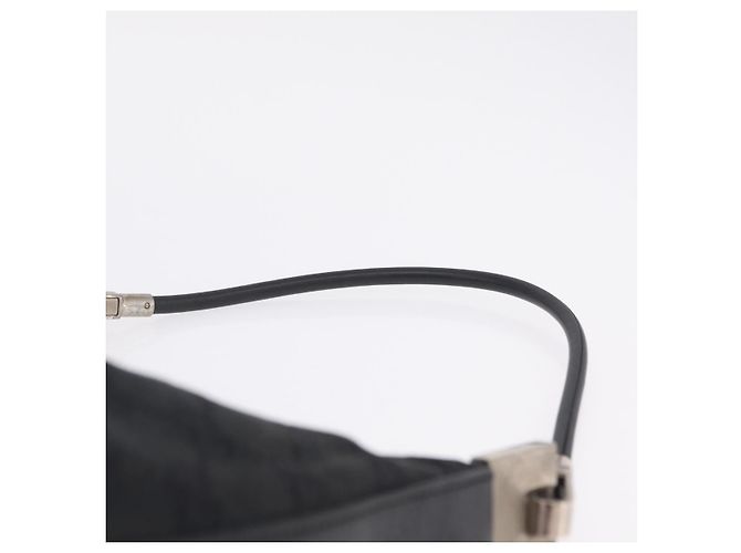 GUCCI GG Canvas Shoulder Bag Black Silver 001 3812 2123 - vista 8