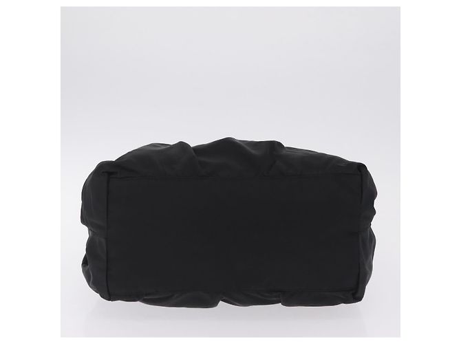 PRADA Sac Tote Nylon 2way Noir Doré - vue 13