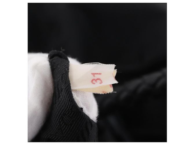 PRADA Sac Tote Nylon 2way Noir Doré - vue 28