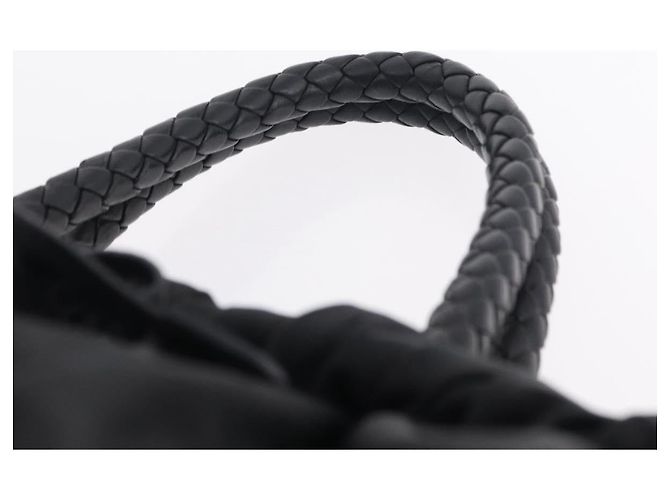 PRADA Sac Tote Nylon 2way Noir Doré - vue 8